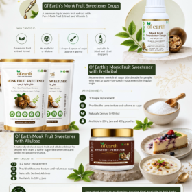 Of Earth Monk Fruit sweeteners
